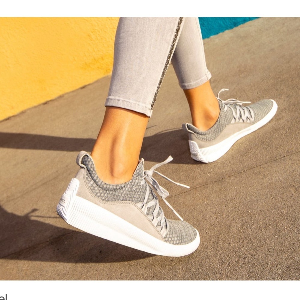 SOREL Out and About Plus Waterproof Sneaker Size 6